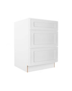 Craftsman White Shaker Vanity Drawer Base Cabinet 24" Tampa - Amazon Homes Global