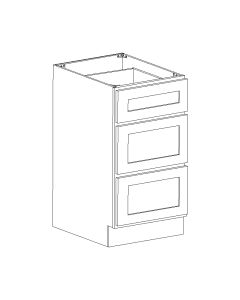 Three Drawer Vanity Base Cabinet 12" Tampa - Amazon Homes Global