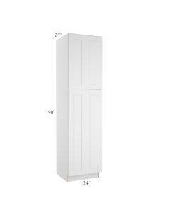 Colorado Shaker White Utility Cabinet 24"W x 90"H Tampa - Amazon Homes Global