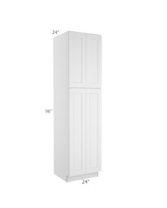 Colorado Shaker White Utility Cabinet 24"W x 96"H Tampa - Amazon Homes Global