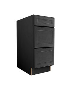 York Driftwood Grey Three Drawer Base Cabinet 12" Tampa - Amazon Homes Global