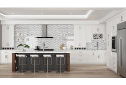 White Shaker Elite Tampa - Amazon Homes Global