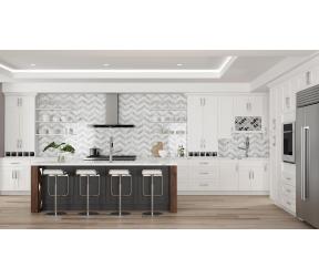 White Shaker Elite Tampa - Amazon Homes Global